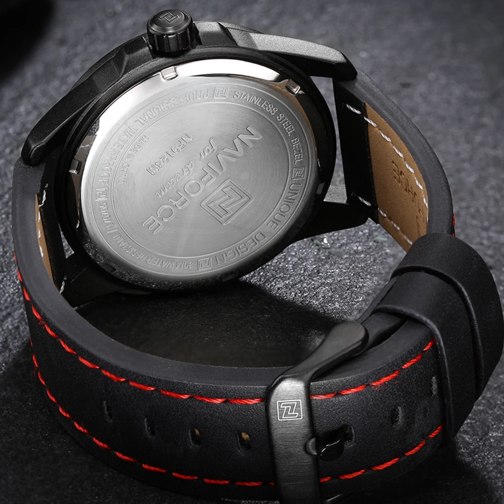 Часы наручные NAVIFORCE Мужские кварцевые модные брендовые спортивные