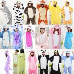 Пижамы с животными для взрослых onesie женщина панда комбинезоны взрослых pijama de unicornio Пикачу пижамы шитая Пижама полный adulto