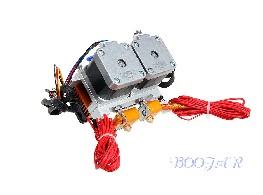 

Upgrade Makerbot MK8 12V Dual Head Nozzle E3D 0.4MM Extruder Double Print Head For 3D Printer 1.75mm Filament
