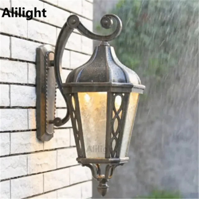 vintage high quality outdoor lighting wall light metal garden porch
