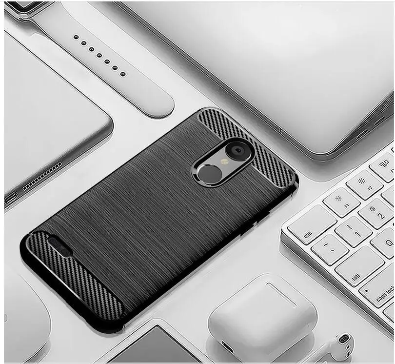 Подходит для LG Aristo 3 Защитная оболочка рисования углеродистая пайка силиконовый