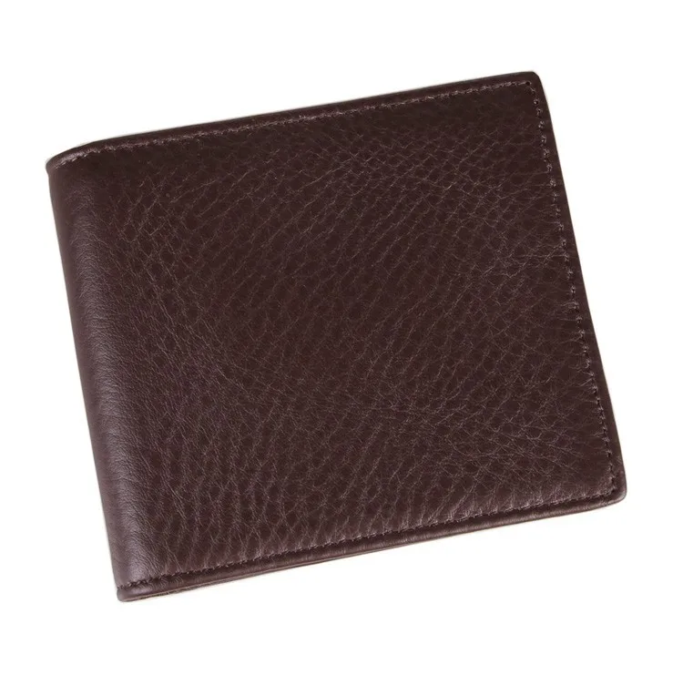 Высококачественный модный мужской кошелек сумочка-клатч из натуральной кожи кофе 8056C - Цвет: coffee