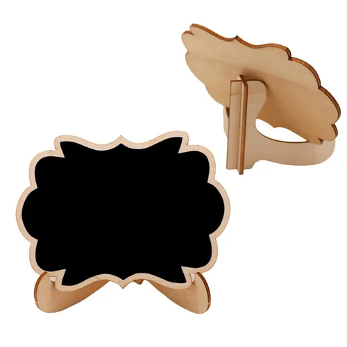 5pcs/Lot Mini Butterfly shape Wooden mini blackboard Message boardFor Wedding Party Decorations chalkboards Pakistan