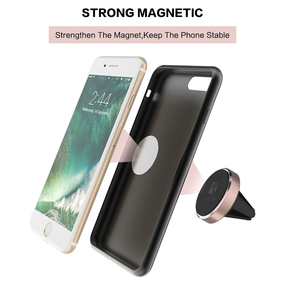  FLOVEME Universal Auto Magnetische Handy Halter Air Vent Halterung Ständer 360 Rotation Telefon Hal