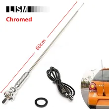Ritrattabile universale Autoradio Antenna FM/AM Amplificatore Del Segnale Del Ripetitore Antenne Whip Mast per Volkswagen VW Auto Roof Fender