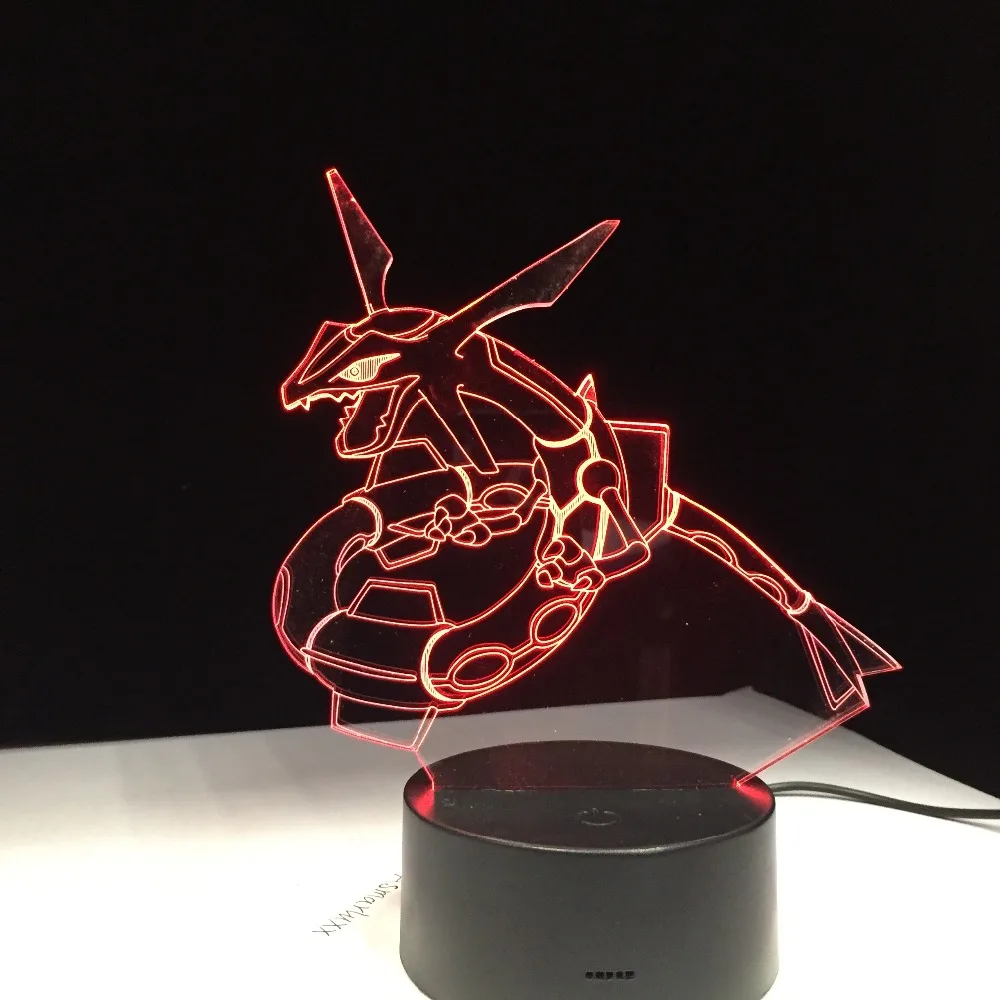 Дракон змея животного 3D ночник акриловые светодиодный свет стол с Touch/удаленного Управление с фабрики, дропшиппинг