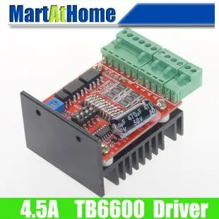 

10pcs CNC Single Axis TB6600 Stepper Motor Driver Board 4.5A for 2-phase Stepper Motor #SM643 @SD