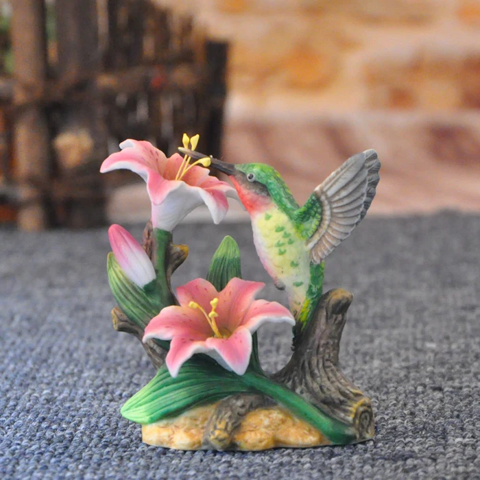 spring bird figurines