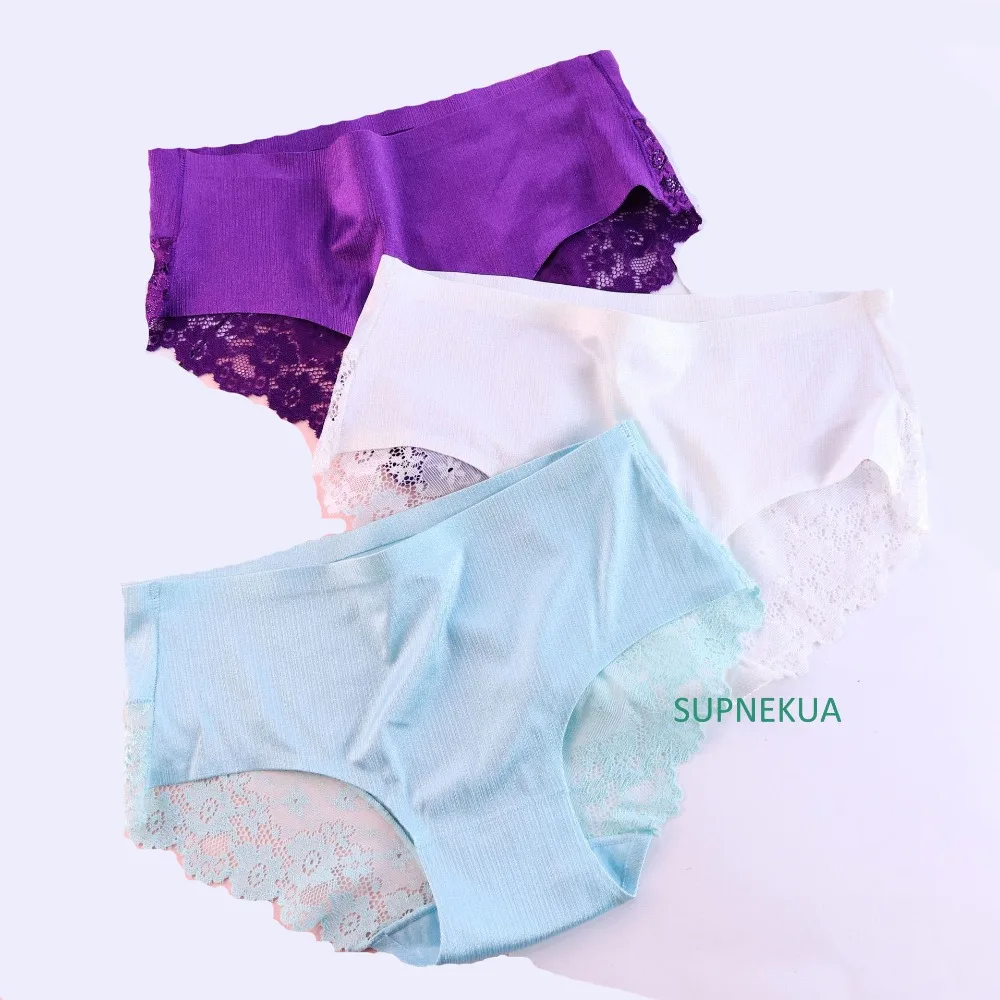 

3pcs/lot Girls Panties Underwear Lace Sexy Linger Briefs Teen Underwear Transparent Panties Kids Girl Solid Color Nightwear