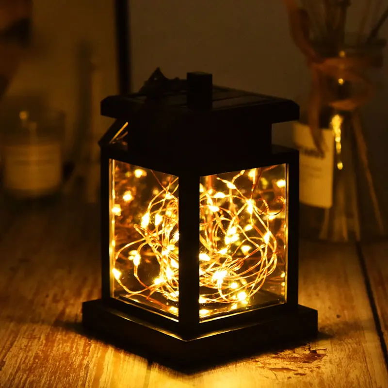 

Solar Star String Lamp Garden Light Outdoor Waterproof European Candle Star Light Chandelier Christmas Decoration Lighting
