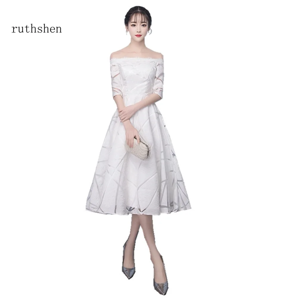 Ruthshen/платье принцессы трапециевидной формы для выпускного вечера Vestidos милые
