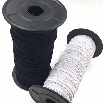 

20 Yards Mix Color Braided Elastic 1/8" (3mm) Elastics New! E01-2