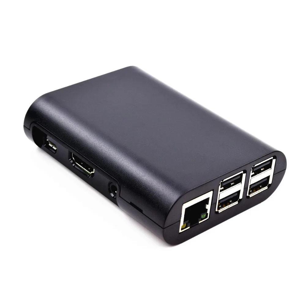 

Adeept New Hot Sales ABS Black Case Enclosure Shell Box for Raspberry Pi 3 2 /Model B+ Freeshipping headphones diy diykit
