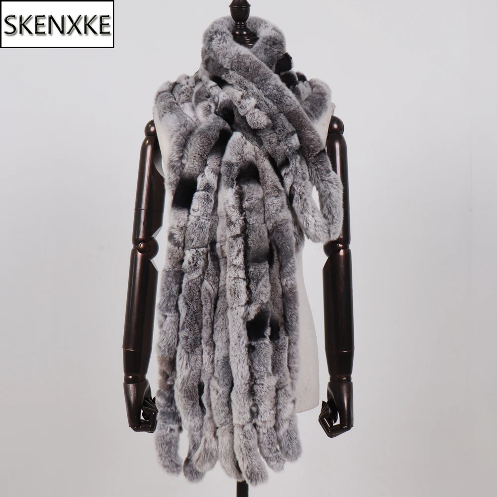 

New Women Long Style Real Rex Rabbit Fur Scarf Rex Rabbit Fur Warm Soft Warp Quality Fashion Rex Rabbit Fur Tassel Shawl Scarves