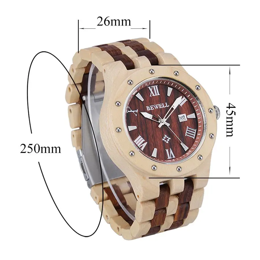 maple wood men watches
