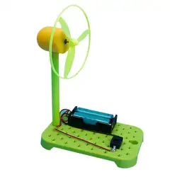 Новые Детские DIY домашний электрический вентилятор модель разные цвета доставки