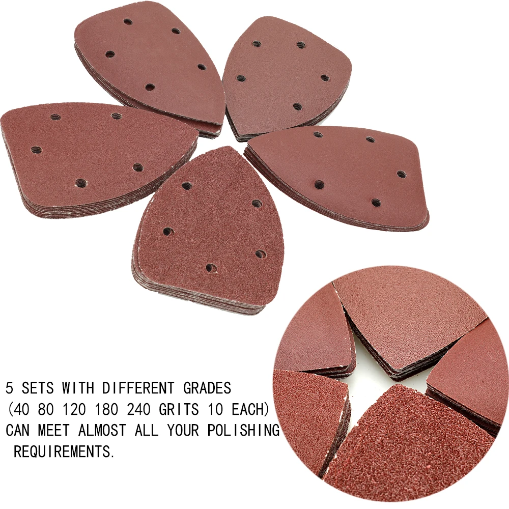 Triangle Sander Sandpaper Mouse Detail Sander Sandpaper with hole