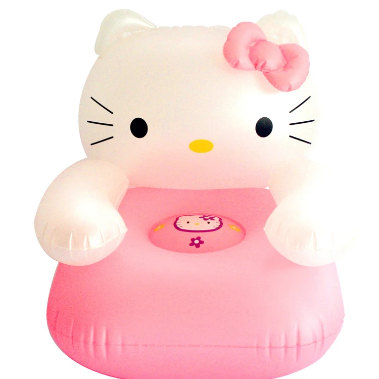 Buy Novelty cute Hello kitty PVC Inflatable sofa toys for children games Kids