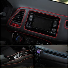 Fashion Auto Car interior Decorative thread stickers Insert type Air Outlet Dashboard Decoration Strip car styling