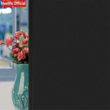 Черный клей-антистатик- стеклянная матовая Наклейка на окно матовая пленка для ванной комнаты офиса магазина гостиной для раздвижной двери спальной пленки