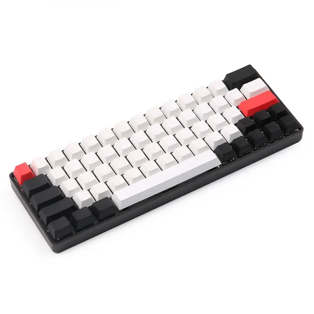Пустой pbt keycap совместимый с tada68 gk64 механическая клавиатура Вишневый профиль 1 75