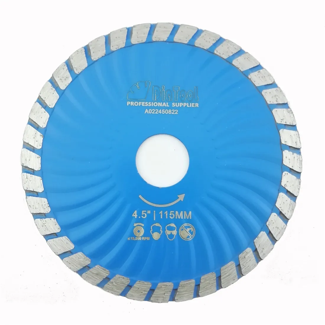 SHDIATOOL Hot pressed Diamond Waved Turbo Cutter Blade Stone Marble 4.5/115mm 5 125mm Diamond Saw Blade Cutting Disc Wheel shdiatool 1piece dia 10inch 250mm hot pressed sintered diamond blade cutting disc x mesh turbo rim segment dry or wet saw blade