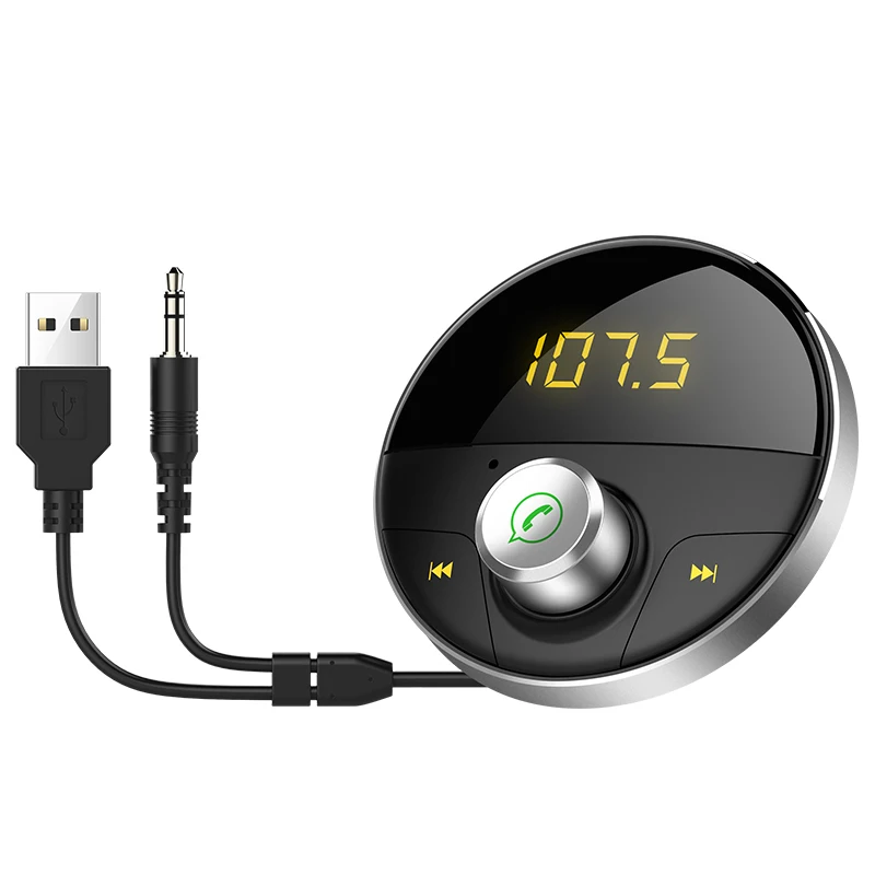 Bluetooth FM передатчик Автомобильный Mp3 плеер беспроводной модулятор громкая связь