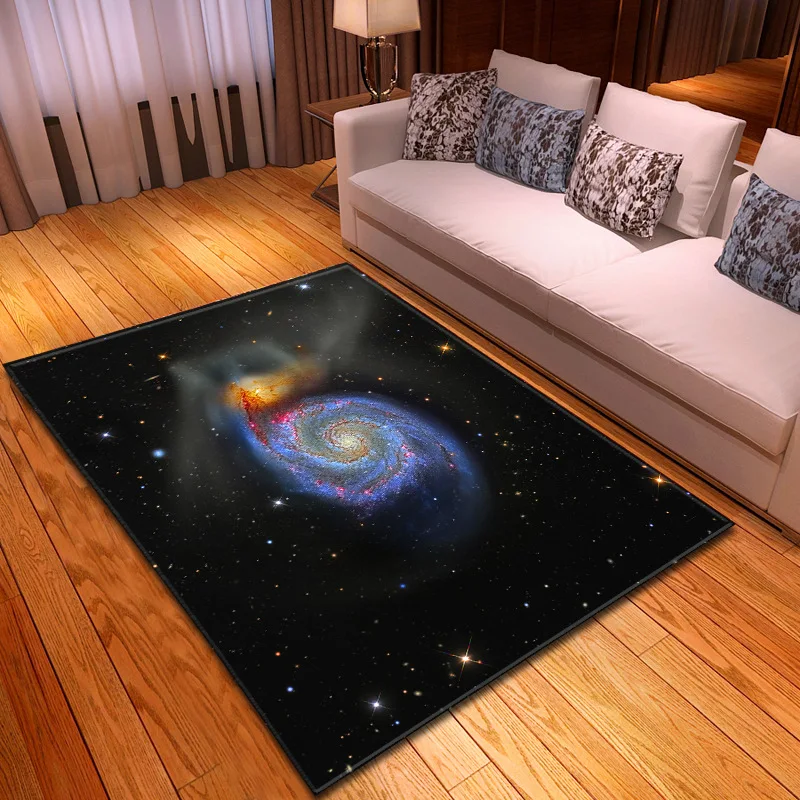 Новые ковры Galaxy Space с 3D принтом для гостиной домашний декоративный ковер большого