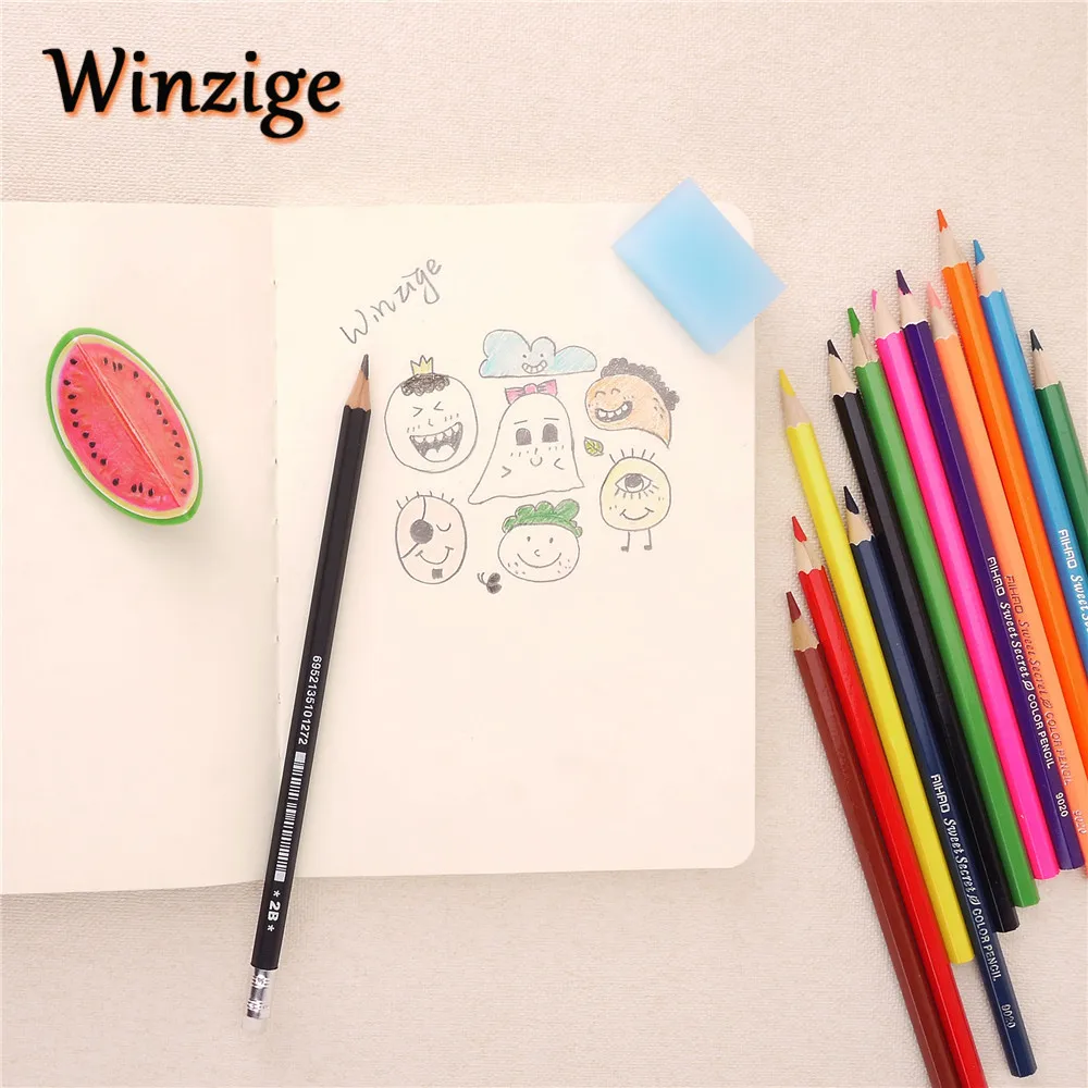 Blank Notebook Pencil Drawing Stationery Set Children 