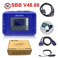 SBB Pro2 V48.88 Key Programmer Newest SBB V48.88 Support New Cars Support G Chip No Token Limitation with Multilanguages