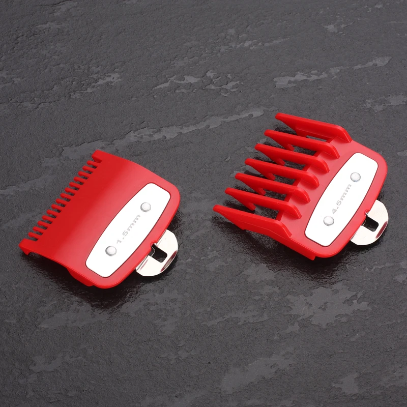 

KIKI 2 sizes of guide comb sets 1.5+4.5mm attachment comb set with a metal holder fit for many size and brand clipper