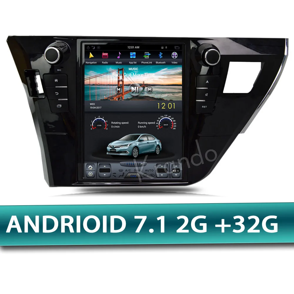 Best Krando Android 8.1 10.4" Vertical screen car gps navigation radio player for Toyota Corolla 2013-2016 multimedia system 1 Best Krando Android 8.1 10.4" Vertical screen car gps navigation radio player for Toyota Corolla 2013-2016 multimedia system 1