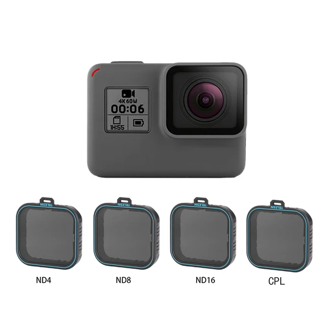 Cheap TELESIN 4 Pack Fiter Set ND Lens Protector Filter(ND4 8 16)+ CPL Filter for Gopro Hero 5 Hero 6 Black Hero 7 Camera Accessoreis Cheap TELESIN 4 Pack Fiter Set ND Lens Protector Filter(ND4 8 16)+ CPL Filter for Gopro Hero 5 Hero 6 Black Hero 7 Camera Accessoreis