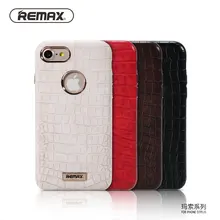 Remax Case Для iPhone 7 iPhone 7 Plus Case Cover Жесткий ПК + PU Кожа Crocskin Всего Тела Защитите Роскошный Прохладный Стиль iPhone7 Case