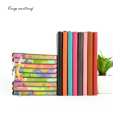 А5 тетради с 110 листов(220 страниц) бумага записная книжка Журнал Дневник Обложка из искусственной кожи мягкая школа планирования блокнот канцелярские принадлежности