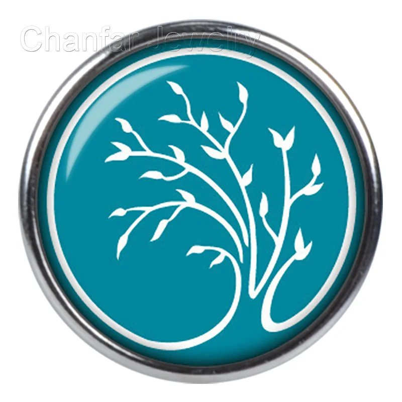 

Big Tree pattern glass round snap ODM,OEM welcome 12mm 18mm 20mm etc for choice