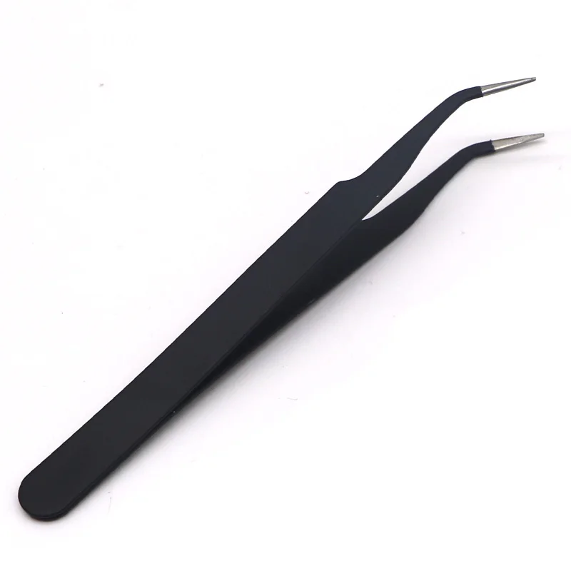 

1Pc New Black Curved Nail Nipper Acrylic Gel Nail Art Rhinestones Paillette Nipper Tweezer Picking Nail Sticker Tool For Women