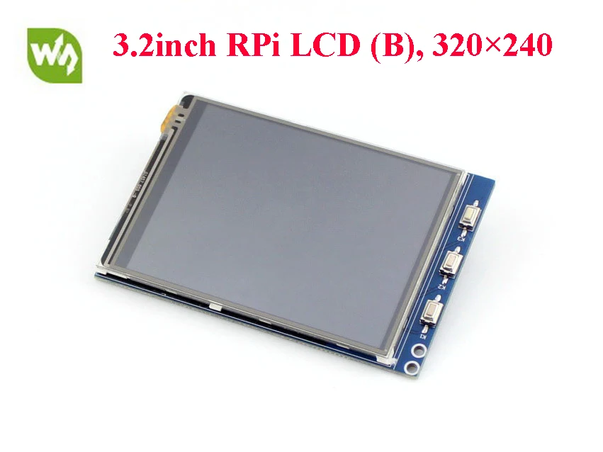 Waveshare 320 дюймов RPi ЖК-дисплей (B) Raspberry Pi ЖК-дисплей модуль 240*3,2 TFT резистивный сенсорный экран панель SPI интерфейс для всех RPi