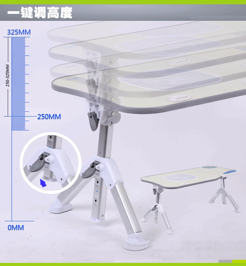 60*33 см регулируемая высота складной стол для ноутбука Портативный ленивый домашний стол