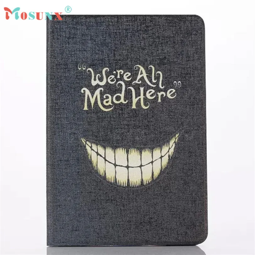 

Hot-sale MOSUNX Luxury Smile Patterns Flip Stand Case Cover For iPad Mini 1 2 3 Retina Tablet Gifts