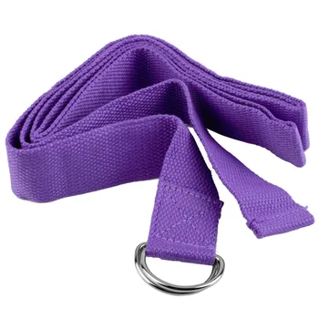 

Hot Fitness Exercise Gym Yoga Stretch Strap D-Ring Belt Figure Waist Leg 1800*37mm slackline yoga belt New Brand