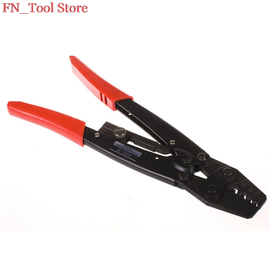 

FASEN HS-8 1.25-8mm2 Ratchet Crimping Plier Crimper Energy Saving Non-Insulated Terminals AWG 16-8 Square