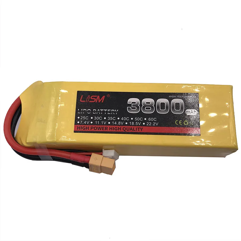 

4S lipo battery 14.8V 3800mAh 30C max 60c for RC plane Helicopter Truck boat Car AKKU Remote Control Toys Battery #30y60