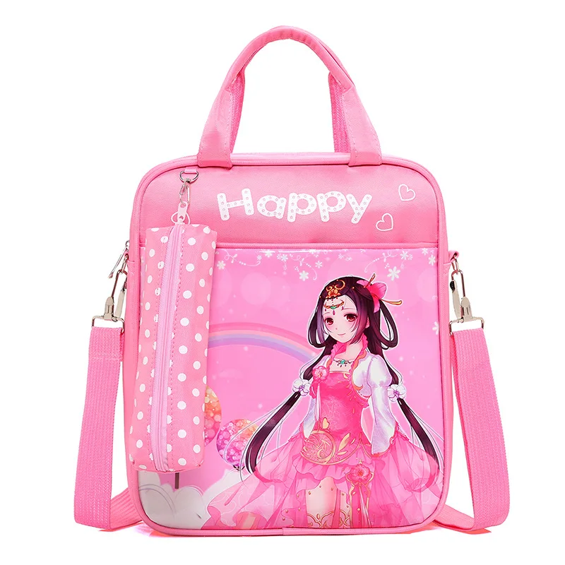 

JIULINPupil backpack cute cartoon children's school bag fashion portable slung backpack multifunctional tutorial bag
