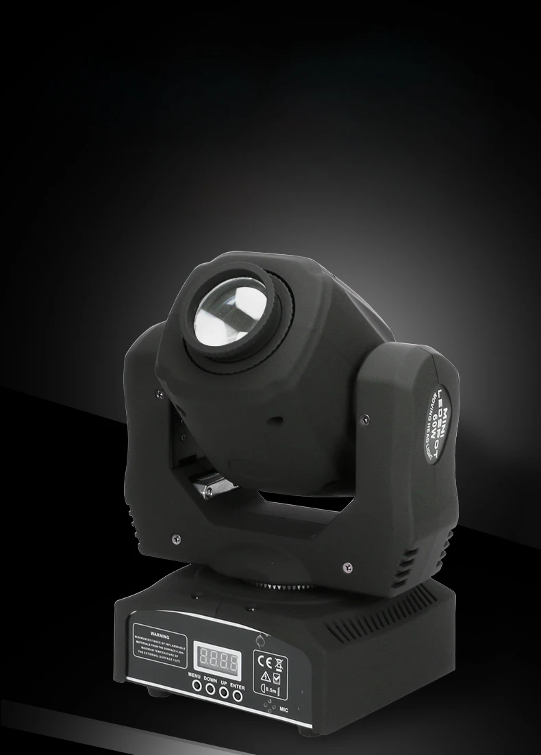 2 pieces/lot 60w led mini moving head spot light moving head led stage lighting effect lamp for
