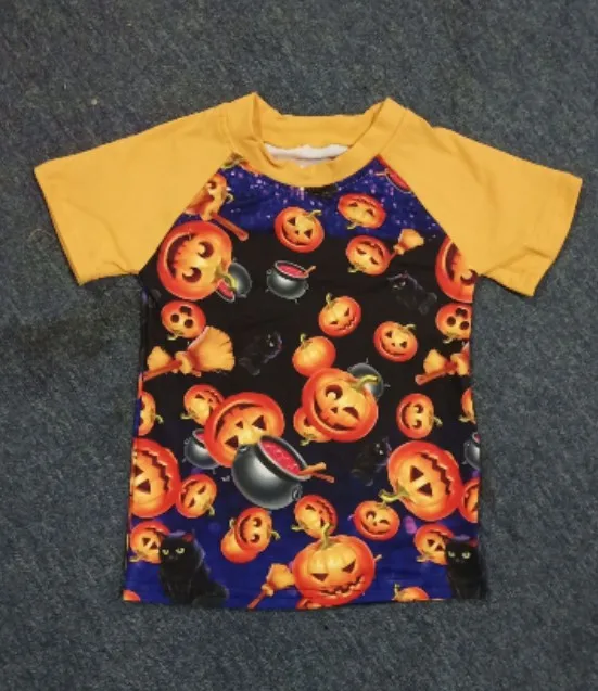 

hight quailty boy raglan pumkin print clothing