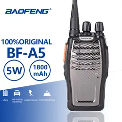 Baofeng A5 Один диапазон UHF портативной рации 5 W 16CH BF-A5 Портативный двухстороннее радио VOX скремблер Функция радио ФИО Comunicador Woki Токи