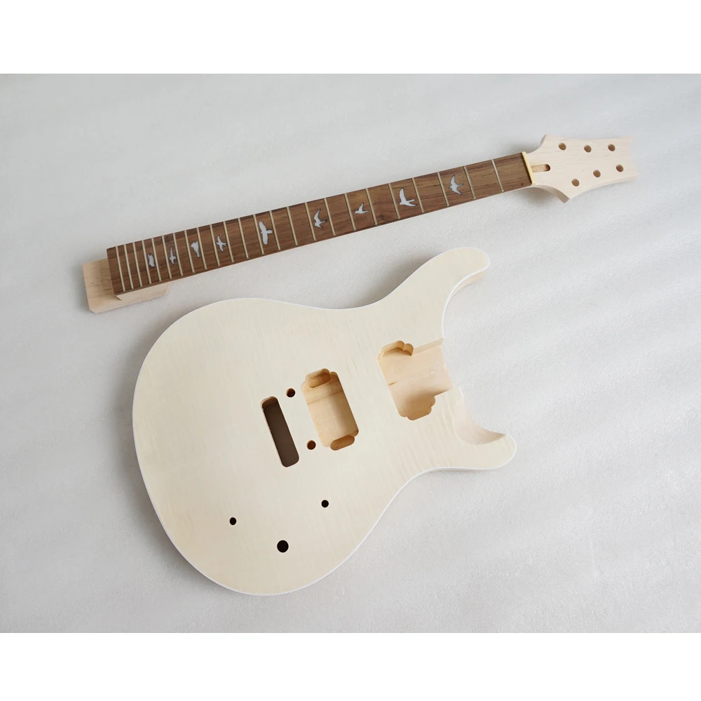 Aiersi Незаконченные DIY Custom 24 SE PRS электрическая гитара наборы со всеми деталями и
