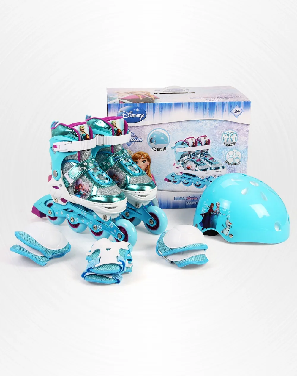 الأطفال مضمنة تزلج الأسطوانة أحذية التزلج خوذة الركبة حامي والعتاد قابل للتعديل قابل للغسل الصلب عجلات تزلج الأحذية ل 3-10year