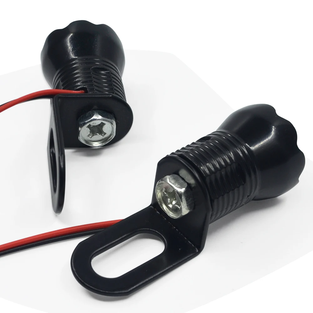 2 pcs of Perfect led Perfect led Pair 12V Motorcycle Mirror Mount Eagle Eye LED Flash Strobe Backup DRL Lights Lamp